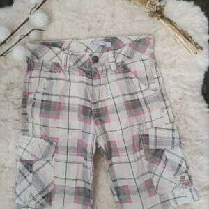 Short à carreaux